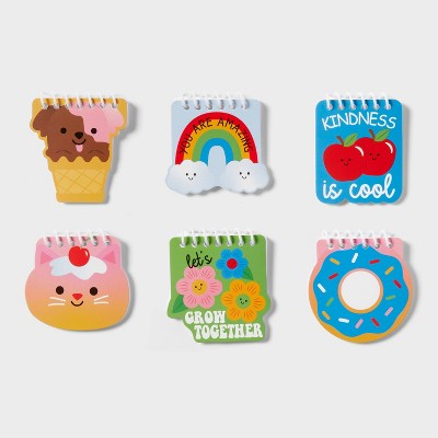 6ct Mini Notebooks Classroom Party Favor - Spritz™