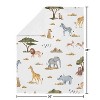 Sweet Jojo Designs Gender Neutral Baby Security Blanket Jungle Animals Multicolor - 4 of 4