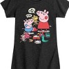 Girls' - Peppa Pig - George Playing with Toys Fitted Short Sleeve Graphic T-Shirt - 2 of 4