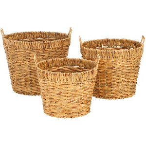 Fenwick Set Of 3 Baskets - Natural - Safavieh - 1 of 4