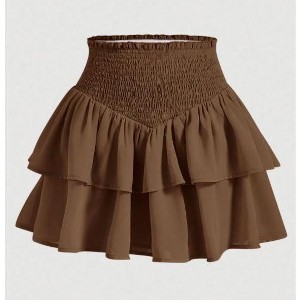 TIME HOLLOW Casual Summer A-Line Mini Skirt - 1 of 3