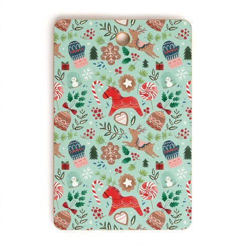 Pimlada Phuapradit Christmas gingerbread Cutting Board Rectangle -Deny  Designs