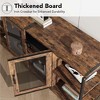 TV Stand for TVs Up to 65 Inch, Farmhouse Entertainment Center with Storage Cabinets - 4 of 4