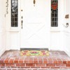 Juvale Natural Coir Doormat, Flower Welcome Mat (30 x 17 In) - 2 of 4