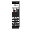 Vynxaria Bureck Bar Cabinet - Modern Style, Black Wengue Finish, Two Drawers, Twelve Wine Cubbies - 4 of 4