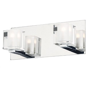 ET2 Lighting Blocs 2 - Light Vanity in  Polished Chrome - 1 of 3
