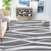 8x10 Washable Area Rugs, Rug for Living Room, Soft Modern Wave Distressed Carpet, Non-Slip Entry Rug, Print Rug, Low Pile Non-Shedding Foldable Rugs - 4 of 4