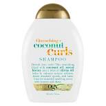 OGX Quenching+ Coconut Curls Shampoo Curly Hair Shampoo with Coconut Oil, Citrus Oil & Honey - 13 fl oz