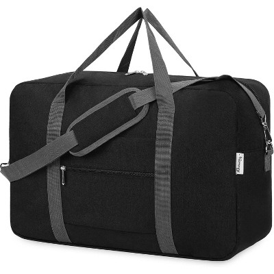 Foldable carry on luggage, airline approved travel luggage bag Foldable men's and women's travel airplane luggage bag 40L,with shoulder straps