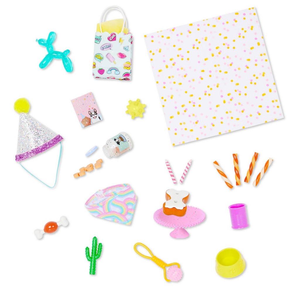 Photos - Doll Accessories Glitter Girls Pet Birthday Party Playset for 14" Dolls
