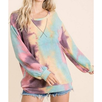 Women's Tie Dye Pullover - BiBi