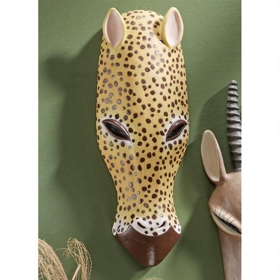 Design Toscano African Serengeti Tribal-Style Animal Wall Mask: Jaguar
