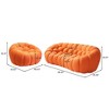 WJSHome 3 Seater Bubble Sofa and Single Seat Bean Bag Sofa, Comfy Mesh Fabric Upholstered Sofa for Living Room, Office, Apartment - 2 of 4