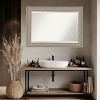 Amanti Art Sydney Silver Beveled Framed Bathroom Vanity Wall Mirror - 4 of 4
