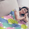 Hachikiko Capybara Print Throw Blanket - 30"x40" Soft Flannel Blanket for Kids & Adults - Cute Animal Decor for Couch & Bed - 3 of 4