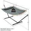 Yaheetech Padded Hammock with Universal Steel Stand - 3 of 4