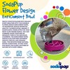 Flower Design eBowl Enrichment Slow Feeder Bowl for Dogs - 4 of 4