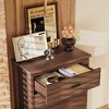 TIRAMISUBEST 4PCS Bedroom Sets, Wooden Queen Size Bed Frame with Storage Headboard, 2 Nightstands with 2 Drawers, 1 Dresser with 5 Drawers - 3 of 4