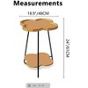 MAYEERTY Round End Table for Living Room - 4 of 4