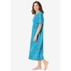 Dreams & Co. Plus Size Long Print Sleepshirt - 4 of 4