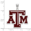 Black Bow Jewelry Sterling Silver Texas A&M Aggies NCAA Extra Large Pendant - 2 of 3