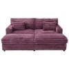 83.5" Cloud Couch with Plush Upholstery Oversized Double Chaise Lounge Sofa Bed with USB Ports & Cup Holders-- Frevyn - 3 of 4