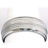 Pompeii3 Mens 14K White Gold Milgrain Comfort Fit Wedding Band - 2 of 4