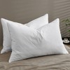 Peace Nest Set of 2 Soft Goose Feather Bed Pillows with Quilted Design - 2 of 4