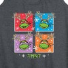Women's - Teenage Mutant Ninja Turtles - Character Grid Graphic Racerback Tank - 2 of 4