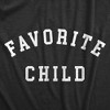 Mens Favorite Child T Shirt Funny Best Sibling Family Brother Sister Joke Tee For Guys - Crazy Dog Men's T Shirt - 2 of 4
