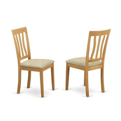 East West Furniture, ANC-OAK-C Antique Dining Chair Cushion Seat with Oak Finish