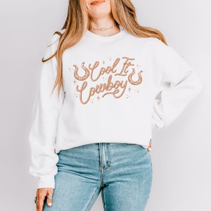 Simply Sage Market Cool It Cowboy Rope Sweatshirt - 1 of 4