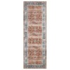Washable Area Rug Non Slip Low Pile Rug Vintage Floral Rug - 4 of 4