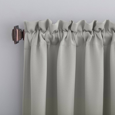 Silver Gray 40"x63" Blackout Energy Saving Curtain Panel