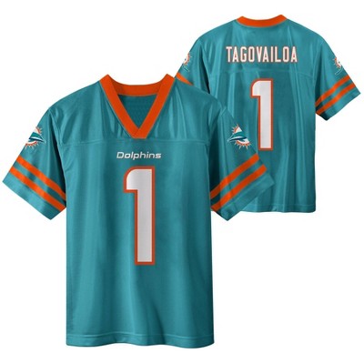 Nfl Miami Dolphins Boys' Short Sleeve Tagovailoa Jersey - Xs : Target