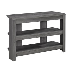 Syemin TV Stands and Consoles 42" Console Media Entertainment Center with Storage Shelves Mid Century Modern TV Console, Gray, 42"*15.5"*19.75" - 1 of 4