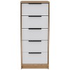 Sapphtopaz 3-Drawer Dresser for Bedroom Superior Top Drawers Cabinet Chest of Drawers Closet Organizers and Storage for Hallway, Living Room - 3 of 4