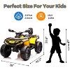 24V 2 Seater Ride On ATV for Kids,Licensed Can-Am Electric ATV Car with Leather Seat - 2 of 4