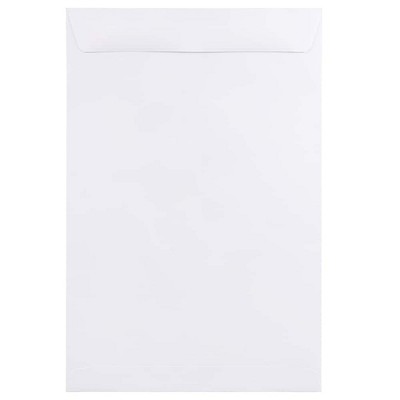 JAM Paper 10 x 15 Open End Catalog Envelopes White 1623200I