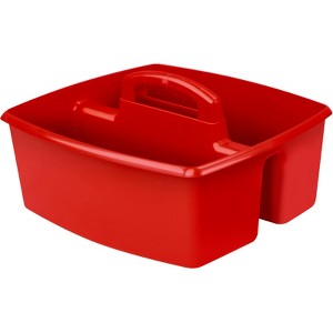 Storex Large Caddy, Red (Pack of 6) - 1 of 1