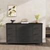 GustoWave TV Console Table for TV up to 55", Modern TV Stand with 10 Drawer & Sockets for Living Room - 3 of 4