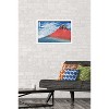 Trends International Fine Wind, Clear Morning by Katsushika Hokusai Framed Wall Poster Prints - 2 of 4
