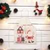 Unique Bargains Christmas Aprons Linen Beige White Black Red Gray 21.65"x26.77" 1 Pcs - 2 of 4