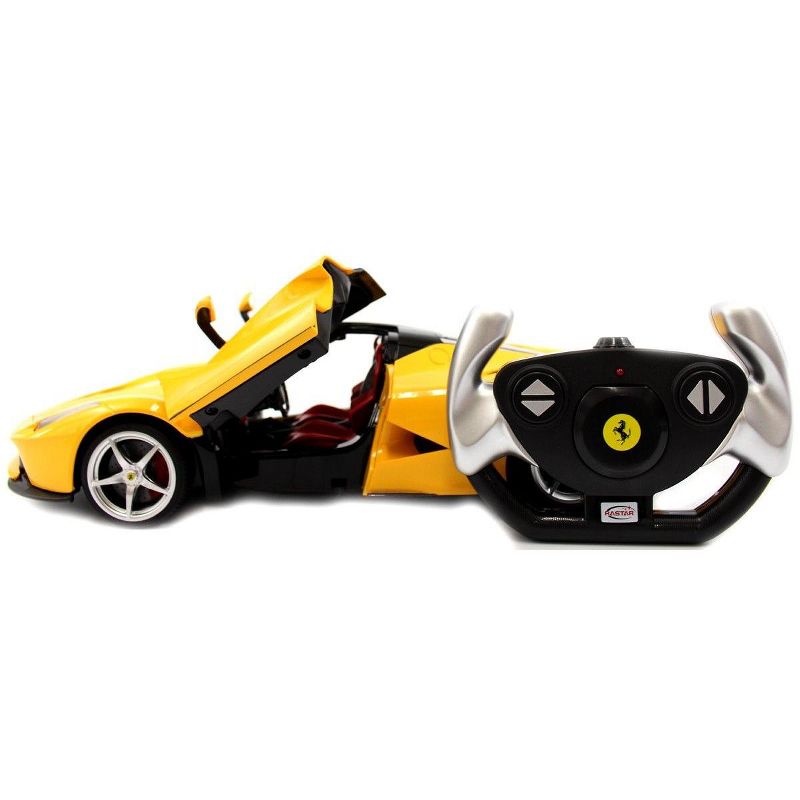 Ready! Set! Go! Link 1:14 Remote Control LaFerrari Model RTR Great Details With Open Doors - Yellow, 3 of 6