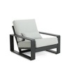 Outdoor Patio Accent Chair with Cushions and Comfortable Backrest, Aluminum Garden Armchair for Balcony or Backyard-The Pop Home - 2 of 4