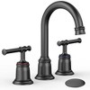 Classical Bathroom Faucets for Sink 3 Holes - 3 of 4