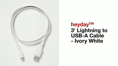 3' Usb-c To Usb-a Flat Cable - Heyday™ : Target