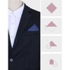 INSPIRE CHIC Men's Classic Modern Geometric Pocket Squares - 3 of 4