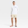 Men's USA Fleece 1/4 Zip Sweatshirt - Goodfellow & Co™ White - 3 of 3