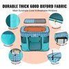 Munora 32"x24"x22" Foldable Pet Playpen, Portable Dog Playpen with Waterproof Fabric for Puppy & Cat - 3 of 4
